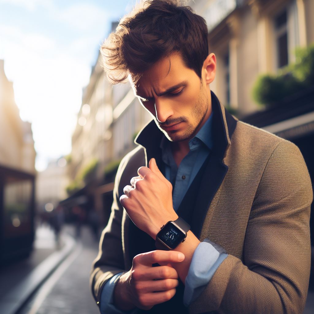Montre connectée chi homme